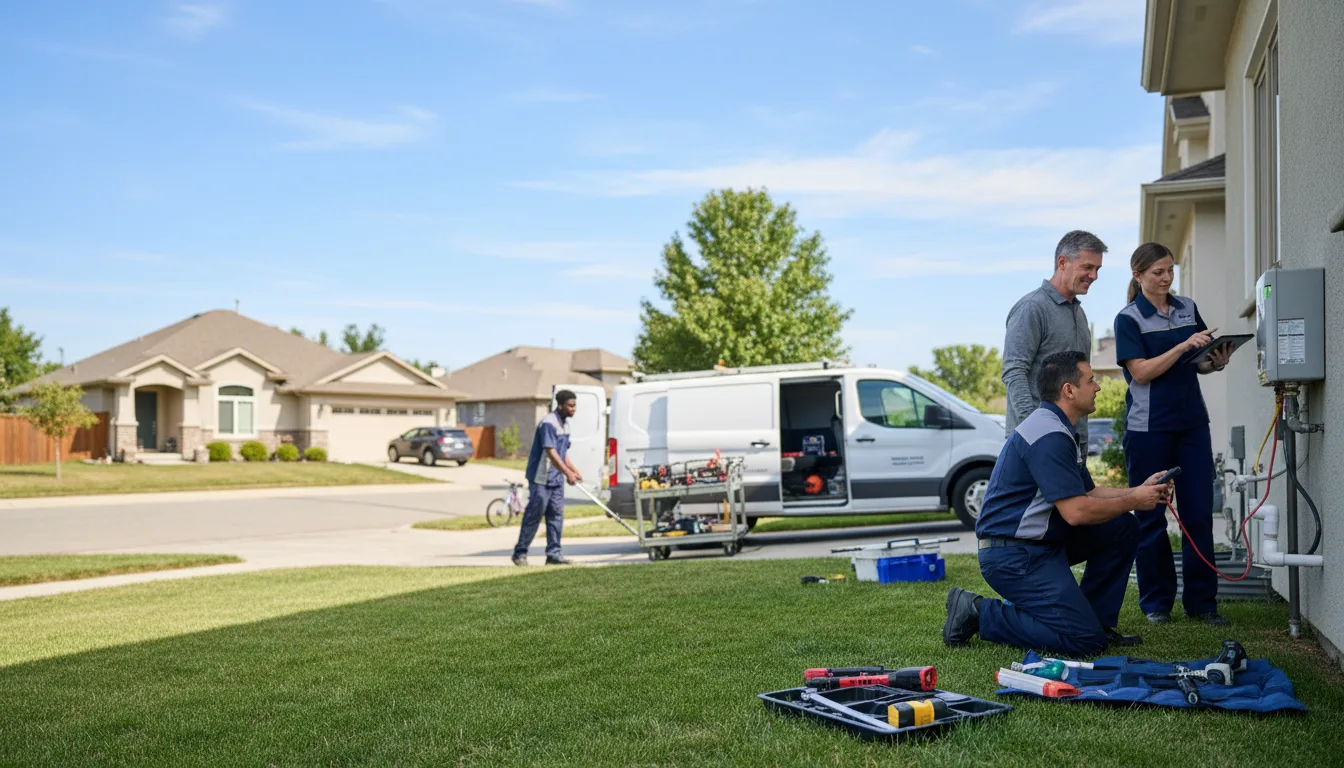Tankless water heater service in Dumont, MN